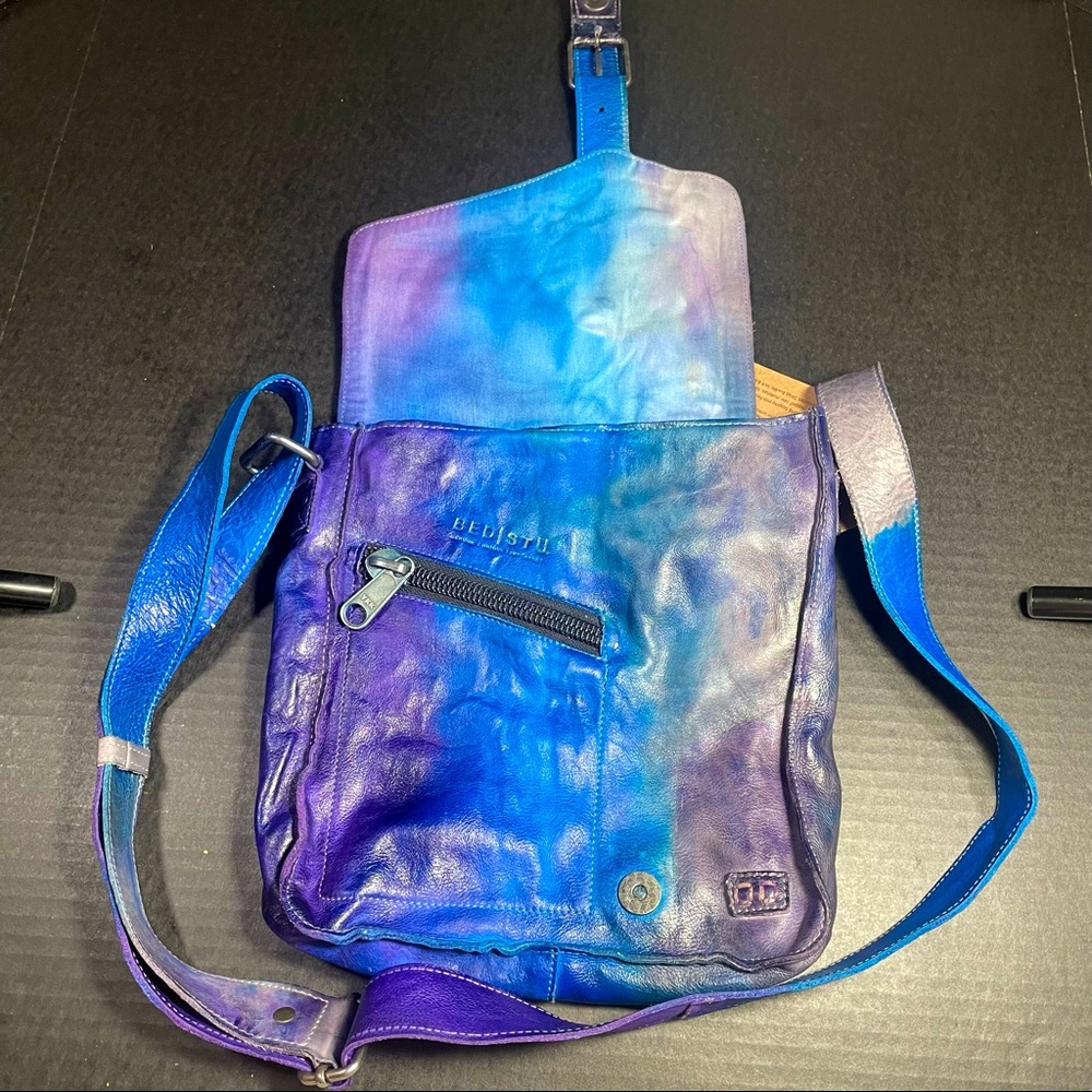 BNWT Bed Stu Venice Beach Moody Blues crossbody GREAT GRADUATION GIFT! - Picture 13 of 16